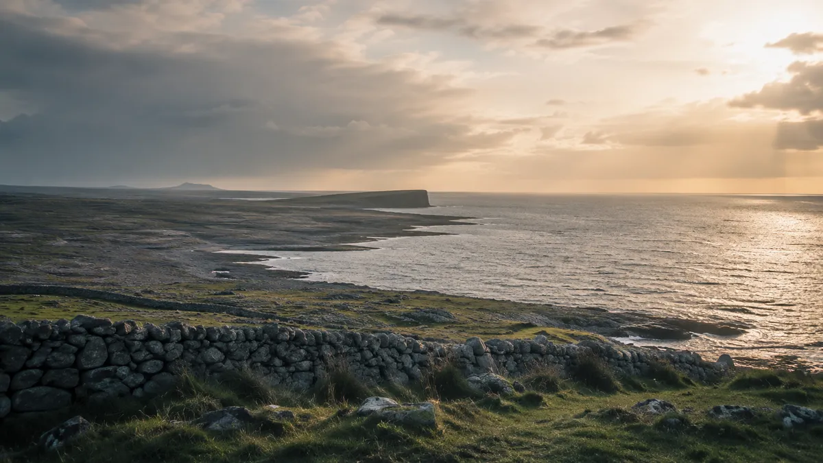 The Atlantic coastline of the west of Ireland