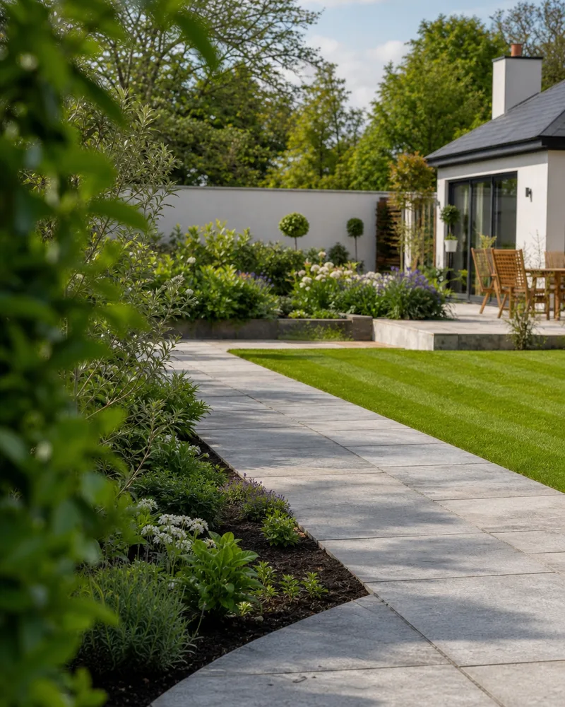 Lawn & beds — Bray
