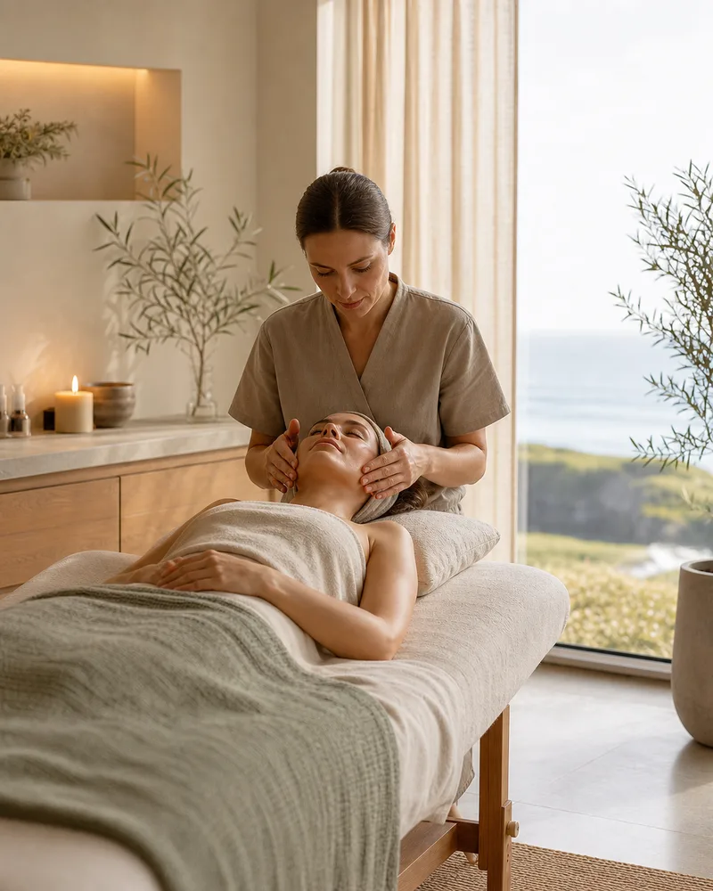 A calm facial